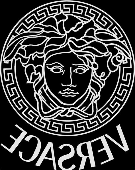 versua versace logo|black and gold versace logo.